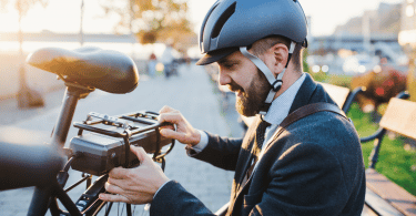 Recharge d'un vélo électrique